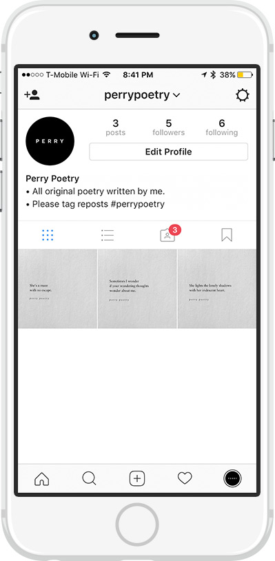 Perry Poetry Instagram